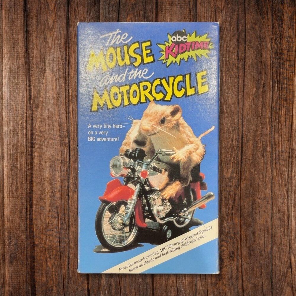 ABC Kidtime - The Mouse and the Motorcycle, Vintage VHS, 1991